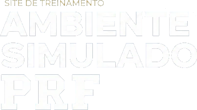 Ambiente Simulado PRF — site de treinamento